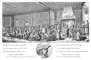 El cabaret de Ramponneau, 1885 de Unbekannt