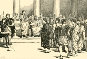 Los Conspiradores de Catilina ante el Senado, 1890