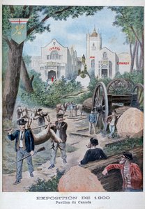 El pabellón canadiense en la Exposición Universal de 1900, París, 1900 de Unbekannt