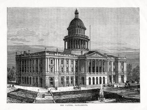 El Capitolio, Sacramento, California, EE.UU., 1877 de Unbekannt