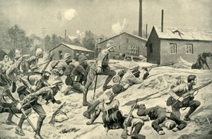 La captura de Johannesburgo: El ataque de los guardias en Germiston, 1901 de Unbekannt