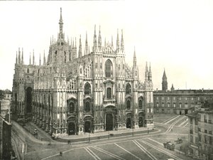 La Catedral, Milán, Italia, 1895 de Unbekannt