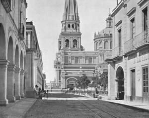 La Catedral de Guadalajara, México, c1900 de Unbekannt
