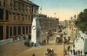 El Cenotafio, Whitehall, Londres, c1920