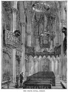 La Capilla Real, Dublín, siglo XIX de Unbekannt