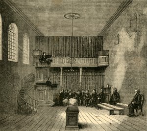 La Capilla en Newgate, c1872