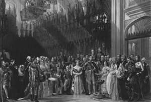 El bautizo del Príncipe de Gales, 25 de enero de 1842, 1901 de Unbekannt