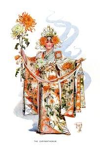 El crisantemo, 1899 de Unbekannt
