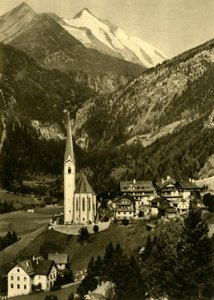 La Iglesia de San Vicente, Heiligenblut am Großglockner, Austria, c1935 de Unbekannt