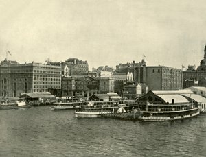 Circular Quay, Sídney, 1901 de Unbekannt