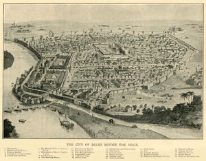 La Ciudad de Delhi Antes del Asedio, 1901 de Unbekannt