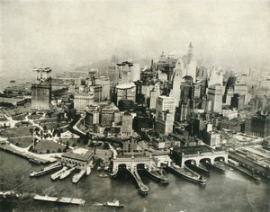 La ciudad de Nueva York vista desde el aire, 1936