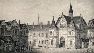 El Colegio de la Sorbona en 1550, 1915 de Unbekannt