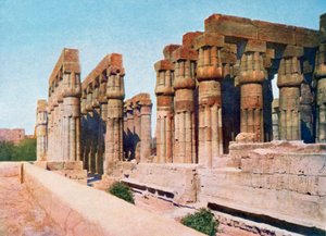 La columnata de Amenhotep III, Templo de Luxor, Egipto de Unbekannt