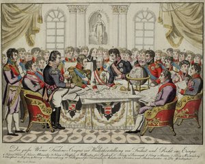 El Congreso de Viena, c. 1815