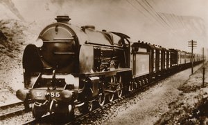 El Expreso Continental en Barco, Ferrocarril del Sur, c. 1920s