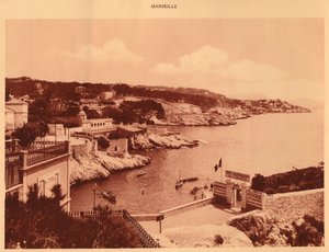 La Corniche, Marsella, 1930 de Unbekannt