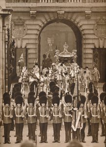 La procesión de coronación a la abadía, 1937 de Unbekannt