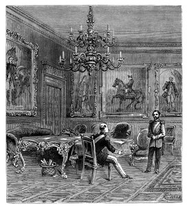 La sala del consejo, Palacio de St James, 1900 de Unbekannt