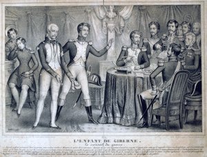 El consejo de guerra, 1818, siglo XIX de Unbekannt