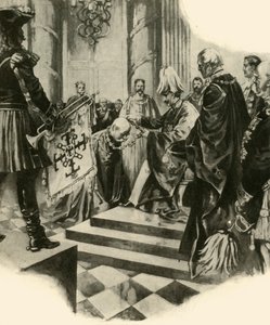 La corte del Kaiser, 1910 de Unbekannt