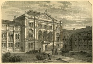 El tribunal de la estación de South Kensington, c. 1876 de Unbekannt