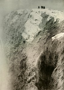 El cráter de Erebus, 900 pies de profundidad y media milla de ancho, 1908, 1909 de Unbekannt