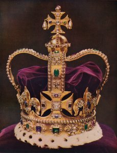 La Corona de Inglaterra, Corona de San Eduardo, c1937