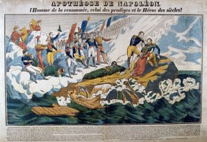 La gloria coronada de Napoleón, siglo XIX de Unbekannt