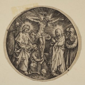 La Crucifixión, copia redonda, s.f.