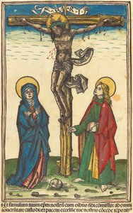 La Crucifixión, c. 1490-1500 de Unbekannt