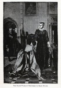 La orden de ejecución entregada a María Estuardo, 1882 de Unbekannt