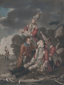 La Muerte del General Wolfe en Quebec, septiembre de 1759, 10 de octubre de 1779 de Unbekannt