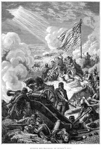 La defensa de Bunker Hill, 1775 de Unbekannt