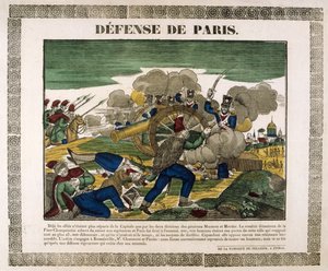 La defensa de París, 1814, siglo XIX