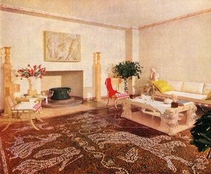 El Comedor - Robsjohn-Gibbings, designado el estilo de esta habitación como Sans Époque, 1941 de Unbekannt