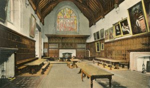 El comedor, Eton College, 1910 de Unbekannt