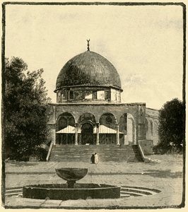 La Cúpula de la Roca, Jerusalén, 1890 de Unbekannt