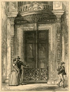La puerta del Saddlers Hall, 1897 de Unbekannt