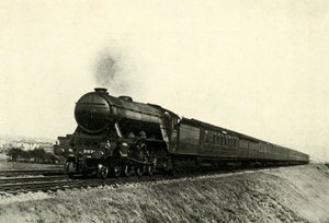 El Down Flying Scotsman pasando Reston, c1930 de Unbekannt