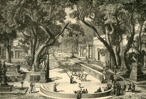 El Dromos en Esparta, restaurado, 1890