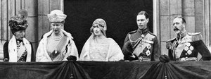 El Duque y la Duquesa de York en el Palacio de Buckingham después de su matrimonio, abril de 1923 de Unbekannt