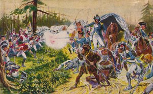 El Duque de Cornwalls Light Infantry en Brandywine, 1777, 1939 de Unbekannt