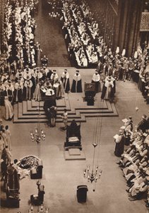 El Duque de Kent rinde homenaje al recién coronado Rey Jorge VI, 1937 de Unbekannt