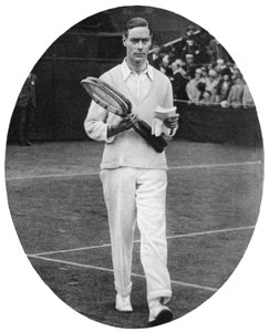 El duque de York como competidor en dobles masculinos en Wimbledon, 1926, 1937 de Unbekannt