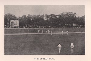 El óvalo de Durban, Sudáfrica, 1912