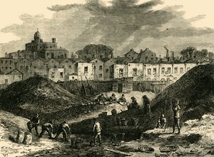 Los montones de polvo, Somers Town, en 1836