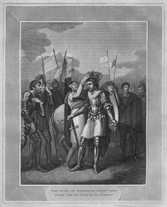 El Conde de Richmond elegido Rey después de la Batalla de Bosworth, 1838 de Unbekannt