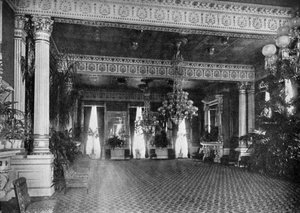 La Sala Este en la Casa Blanca, Washington DC, EE.UU., 1908