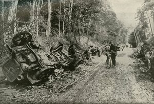 El efecto del fuego de artillería británico, 1919